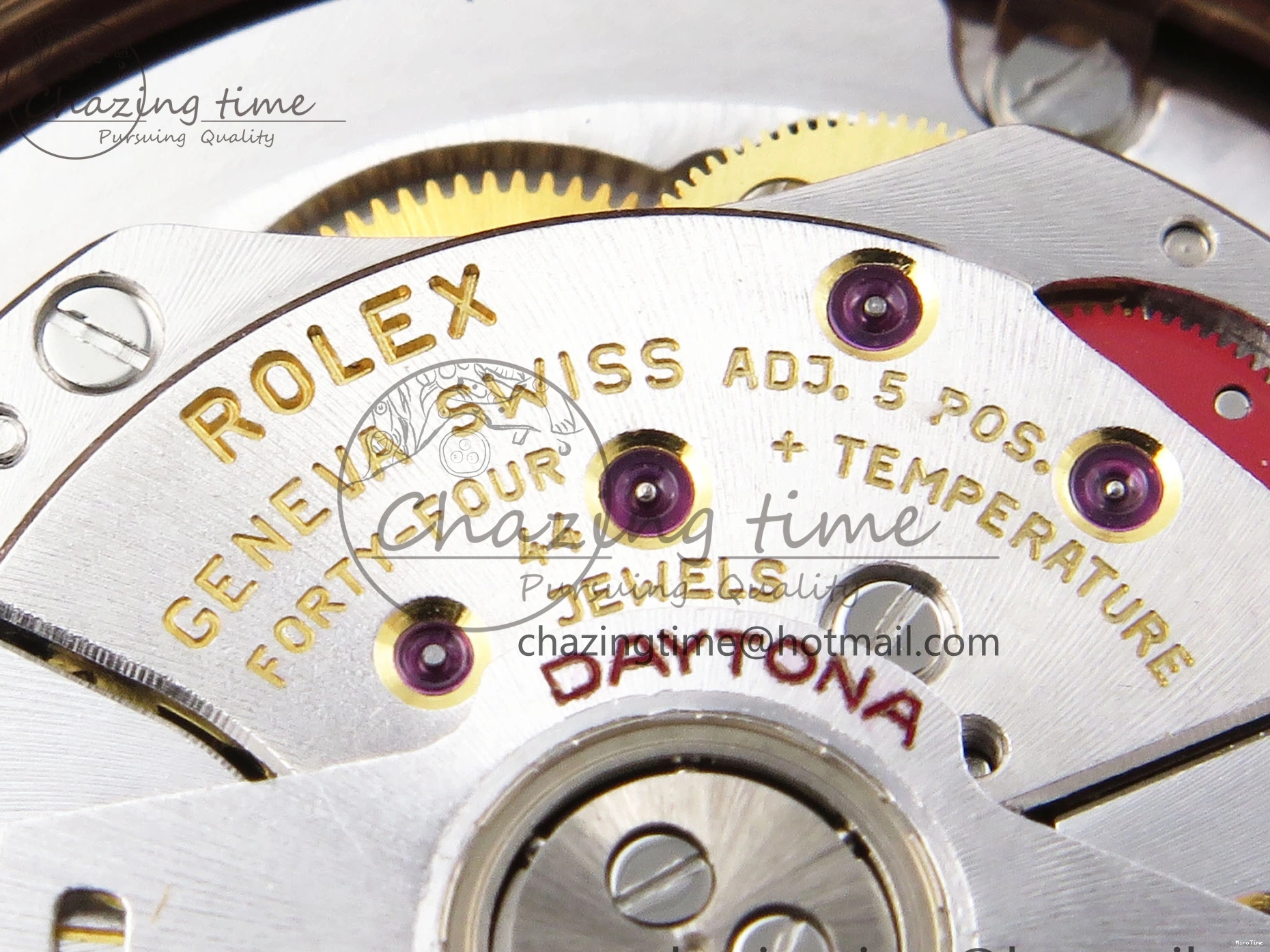 MiroTime 0322 Daytona 116515 Clean 1:1 Best Edition Silver Dial RG Markers on Oysterflex Strap SA4130 V WrinkleFree 1965